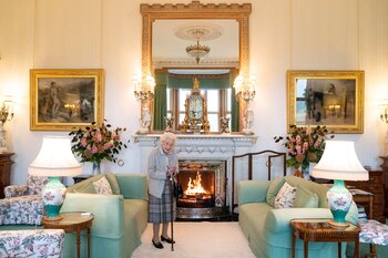 La reina Isabel en la