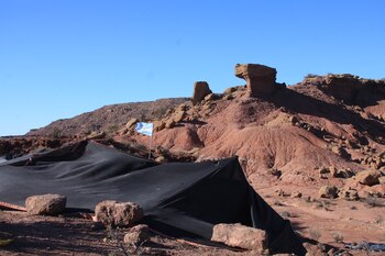 El lugar del hallazgo del