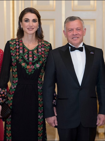 Rania y el rey Abdalá