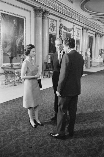 El presidente estadounidense Richard Nixon,