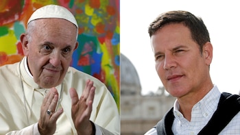 El papa Francisco y Juan