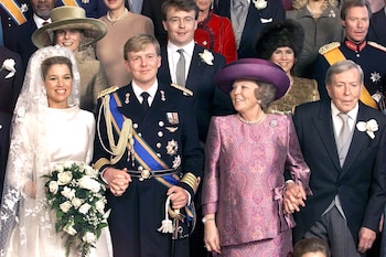 Guillermo y Máxima posan junto