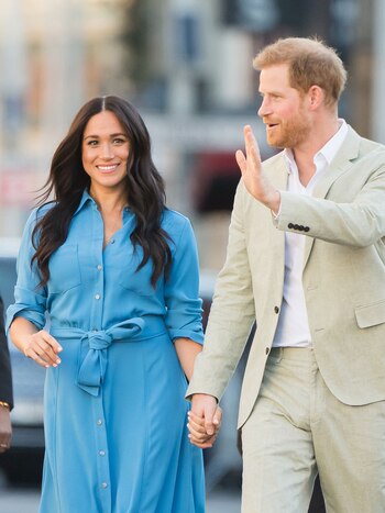 Los duques de Sussex durante