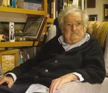 José Mujica, en su chacra