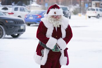Un Santa Claus en la