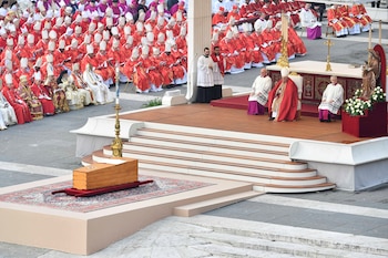 El papa Francisco presidió la
