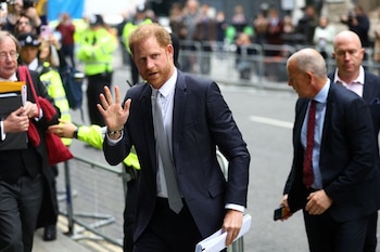 El príncipe Harry celebró, a