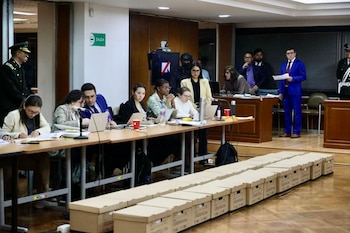 Durante la audiencia la fiscal