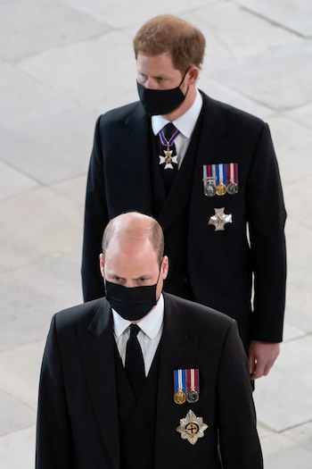 Los príncipes William y Harry