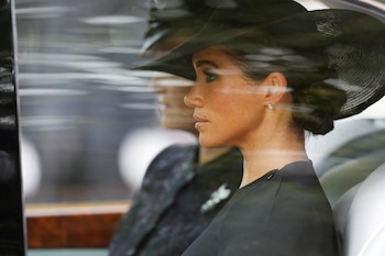 Meghan Markle en el funeral