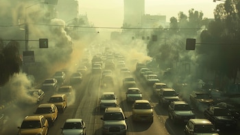 Las emisiones de gases contaminantes