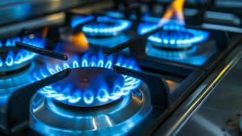 Las estufas de gas emiten