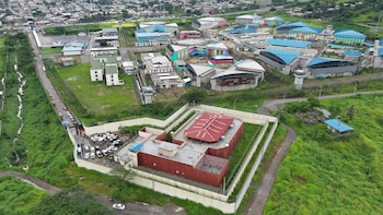 Vista aérea de la cárcel