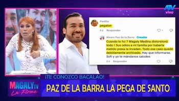 Magaly Medina enfrenta a Álvaro