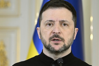 El presidente de Ucrania, Volodimir