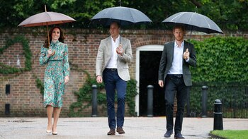 Kate, William y Harry