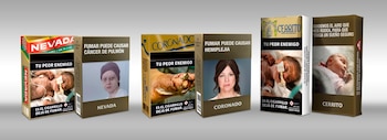 Cajas de cigarrillos