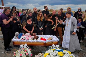 Un funeral de una niña