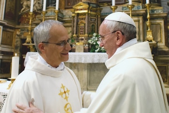 Prevost agradeció a Francisco durante
