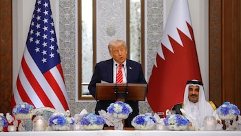 U.S. President Donald Trump visits