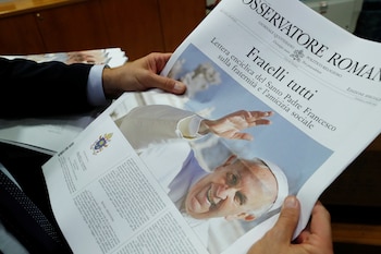 La portada del Osservatore Romano