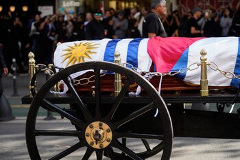 El cortejo recorrió la capital