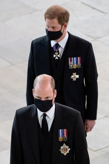 Los príncipes William y Harry