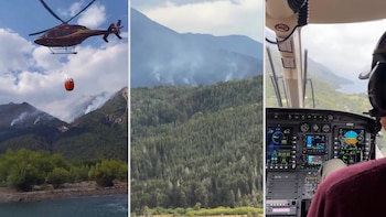 Los incendios en la Patagonia