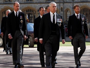 Los príncipes William y Harry