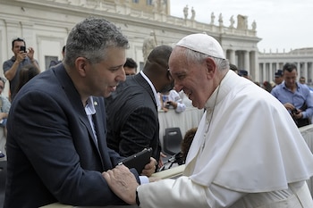 Evgeny Afineevsky y el papa