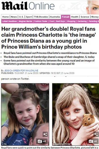 El diario Daily Mail compara