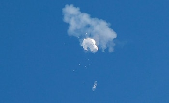 Un presunto globo espía chino